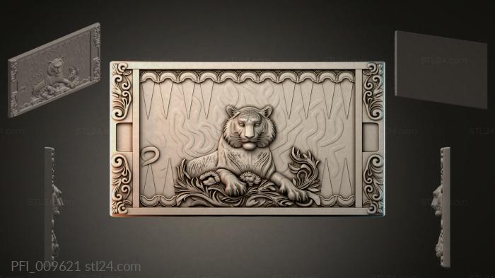 Панно фентези (PFI_009621) 3D модель для ЧПУ станка