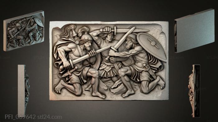 Панно фентези (PFI_009642) 3D модель для ЧПУ станка