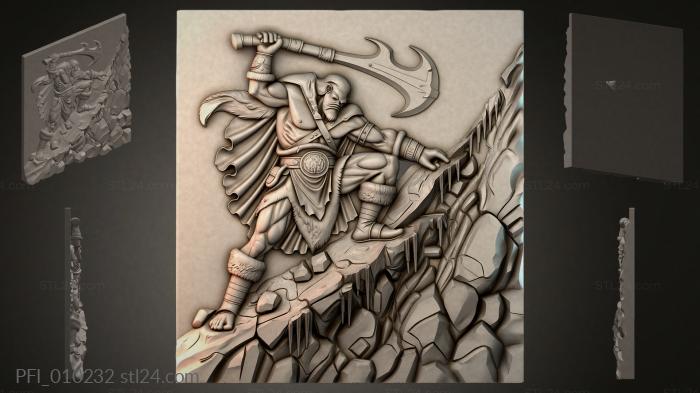 Панно фентези (PFI_010232) 3D модель для ЧПУ станка