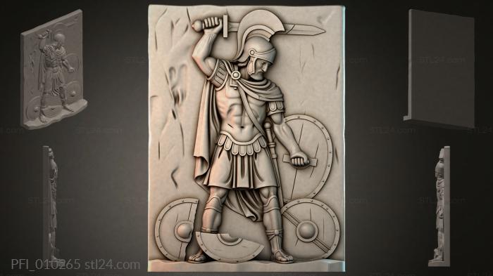 Панно фентези (PFI_010265) 3D модель для ЧПУ станка