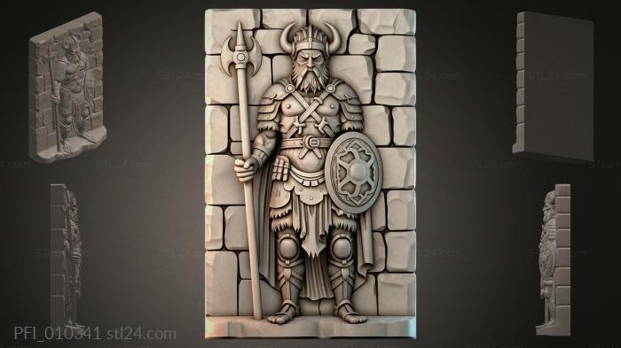 Панно фентези (PFI_010341) 3D модель для ЧПУ станка