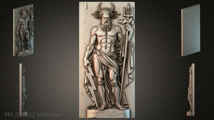 Панно фентези (PFI_010652) 3D модель для ЧПУ станка