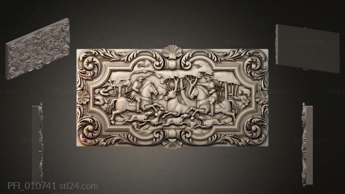 Панно фентези (PFI_010741) 3D модель для ЧПУ станка