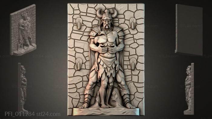 Панно фентези (PFI_011284) 3D модель для ЧПУ станка