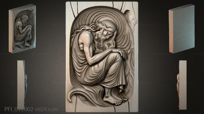 Панно фентези (PFI_012002) 3D модель для ЧПУ станка