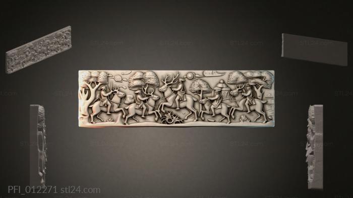 Панно фентези (PFI_012271) 3D модель для ЧПУ станка