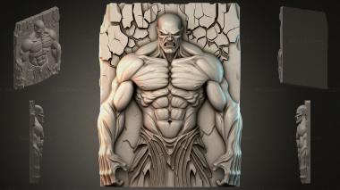 Fantasy panel PFI_012637 3d model