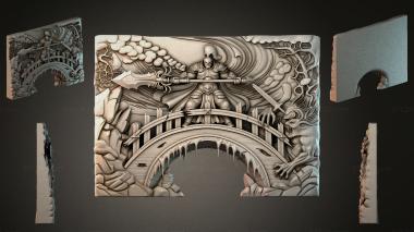 Fantasy panel PFI_013354 3d model