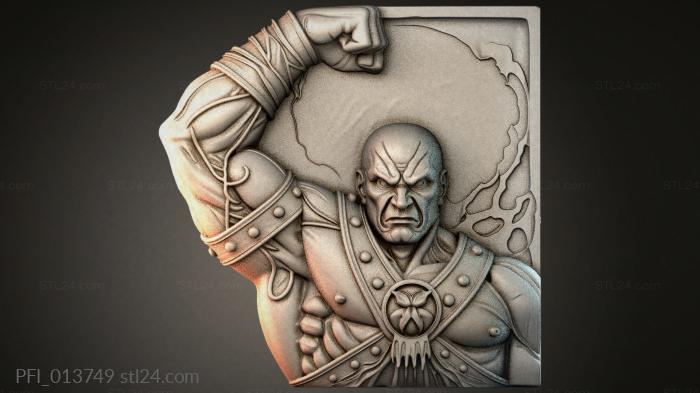 Панно фентези (PFI_013749) 3D модель для ЧПУ станка