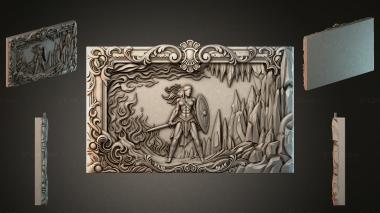 Fantasy panel PFI_014575 3d model