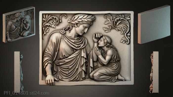 Панно фентези (PFI_014601) 3D модель для ЧПУ станка