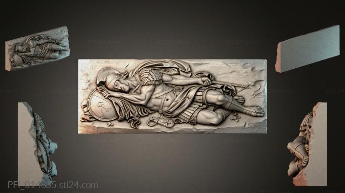 Панно фентези (PFI_014835) 3D модель для ЧПУ станка