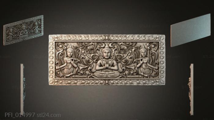 Панно фентези (PFI_014997) 3D модель для ЧПУ станка