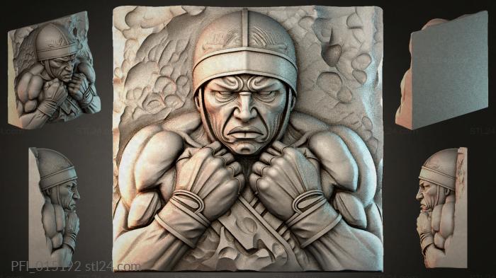 Панно фентези (PFI_015192) 3D модель для ЧПУ станка