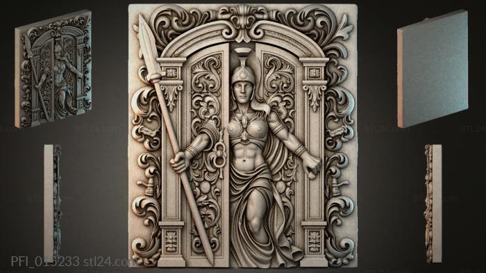 Панно фентези (PFI_015233) 3D модель для ЧПУ станка