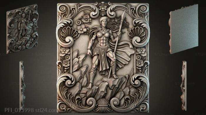 Панно фентези (PFI_015998) 3D модель для ЧПУ станка