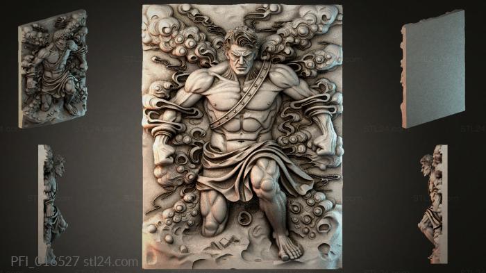 Панно фентези (PFI_016527) 3D модель для ЧПУ станка