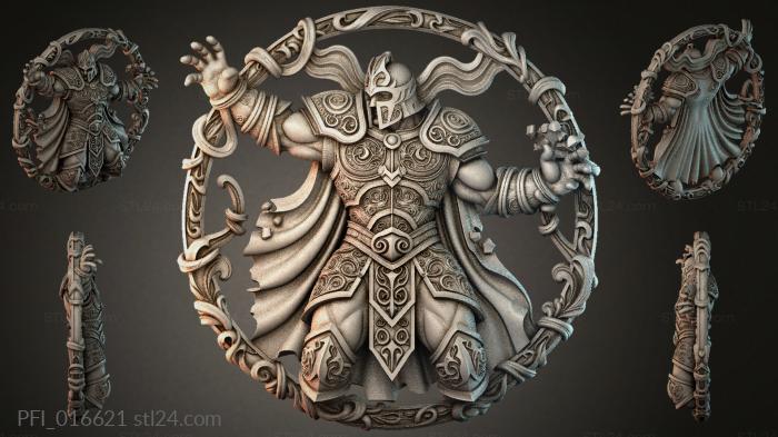 Панно фентези (PFI_016621) 3D модель для ЧПУ станка