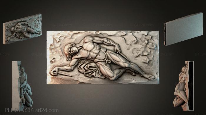 Панно фентези (PFI_016634) 3D модель для ЧПУ станка