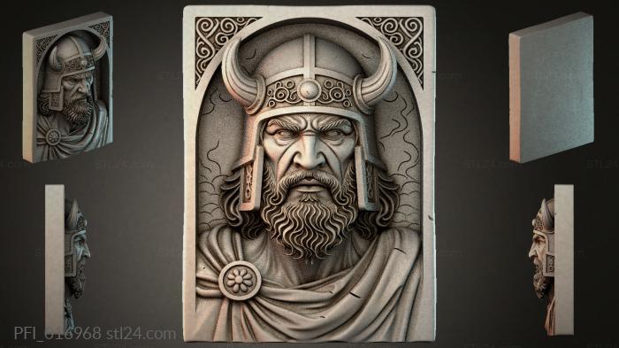 Панно фентези (PFI_016968) 3D модель для ЧПУ станка