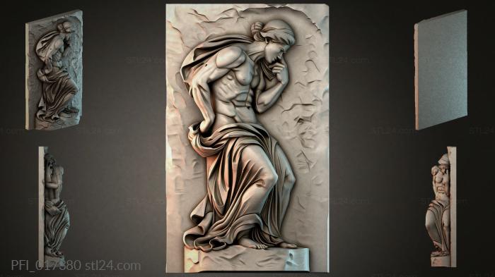 Панно фентези (PFI_017380) 3D модель для ЧПУ станка