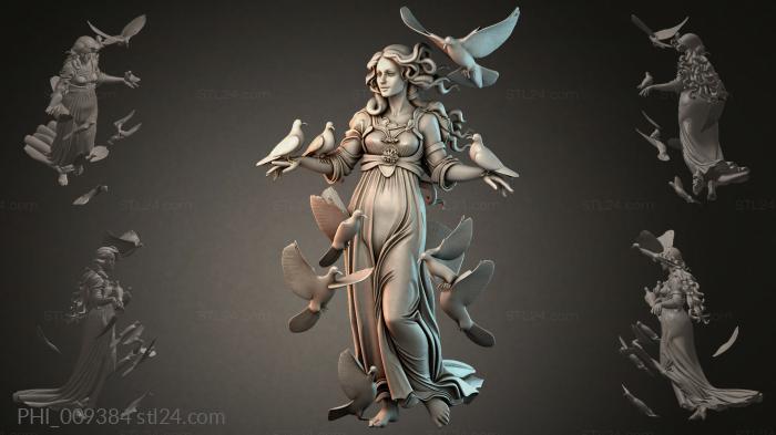 Different panels (PHI_009384) 3D models for cnc