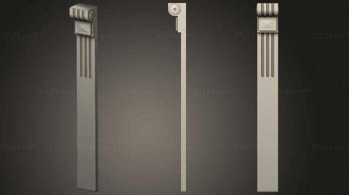 Pilasters (Simple pillar, PL_0187) 3D models for cnc