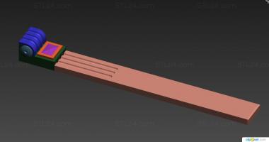 Пилястры (Простой столб, PL_0187) 3D модель для ЧПУ станка