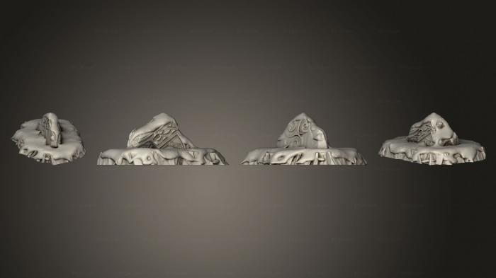 Растения (Кельтские Снежные камни Часть 1 005, PLANT_0247) 3D модель для ЧПУ станка