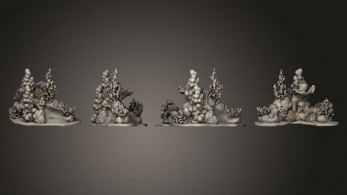 Растения (Коралловый 06, PLANT_0258) 3D модель для ЧПУ станка