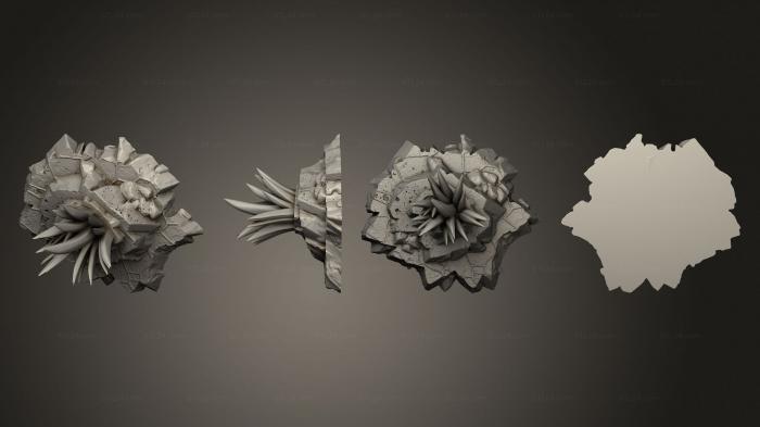 Растения (Корона пустынной юкки 5, PLANT_0280) 3D модель для ЧПУ станка