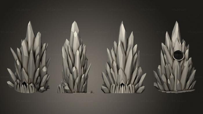 Растения (Башня из хрустальных костей из Fates End 2 Terra и Cosmos, PLANT_0281) 3D модель для ЧПУ станка