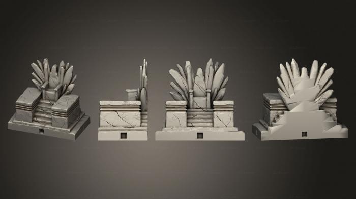 Растения (Хрустальный трон, часть 3, без инжира, PLANT_0287) 3D модель для ЧПУ станка