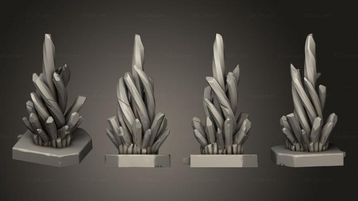Растения (Хрустальный трон, часть 4, PLANT_0288) 3D модель для ЧПУ станка