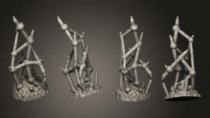 Растения (Смертоносные Молекулярные Растения 02, PLANT_0304) 3D модель для ЧПУ станка