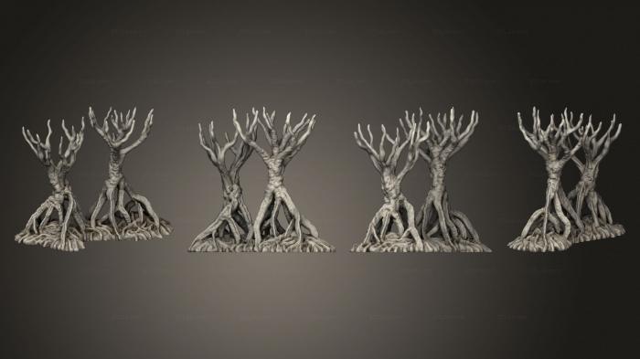 Растения (Глубины атолла Сэвидж KS зафиксированы mangrovesat 23450 005, PLANT_0337) 3D модель для ЧПУ станка
