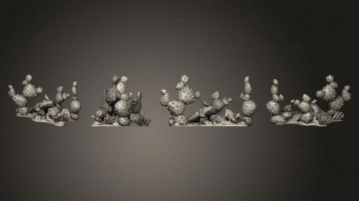 Растения (Пустынные Кролики, PLANT_0352) 3D модель для ЧПУ станка