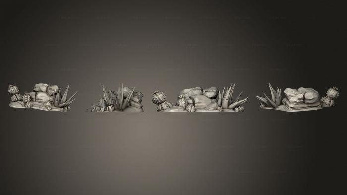 Растения (Флора Пустынных Скал, PLANT_0400) 3D модель для ЧПУ станка