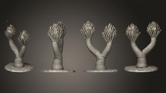 Растения (ПУСТЫННОЕ Дерево Полноценный 002, PLANT_0406) 3D модель для ЧПУ станка
