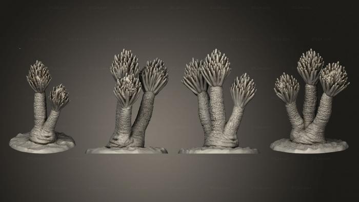 Растения (ПУСТЫННОЕ Дерево Полноценный 004, PLANT_0408) 3D модель для ЧПУ станка