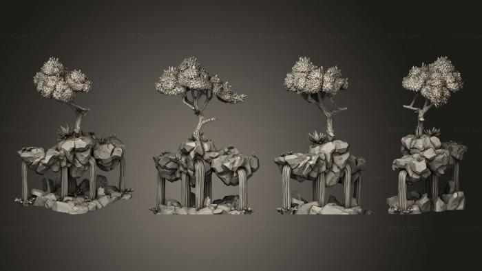 Растения (Плавающее Дерево Представляет Собой Законченное, PLANT_0487) 3D модель для ЧПУ станка