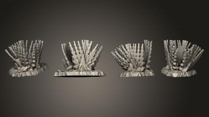 Растения (Гигантские Растения-Снежинки 1 004, PLANT_0531) 3D модель для ЧПУ станка