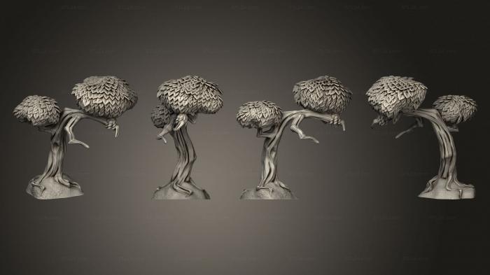 Растения (Группа Гоблинов, PLANT_0536) 3D модель для ЧПУ станка