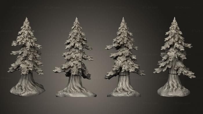 Растения (В лесное дерево 1, PLANT_0567) 3D модель для ЧПУ станка