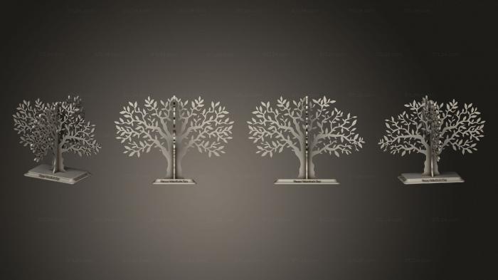 Растения (Ювелирное дерево, PLANT_0589) 3D модель для ЧПУ станка