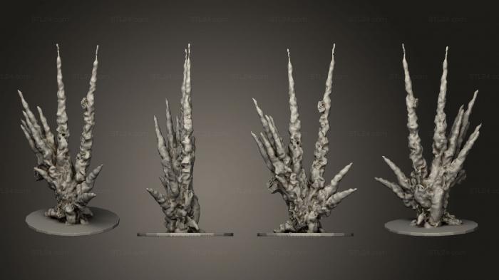 Растения (Kaboom Pack Battle FX Custom Impact floor 1 v 001, PLANT_0594) 3D модель для ЧПУ станка