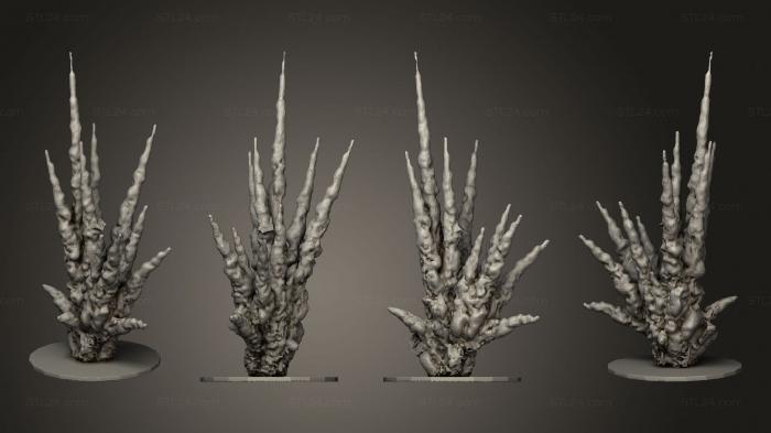 Растения (Kaboom Pack Battle FX Custom Impact floor 3 v 001, PLANT_0596) 3D модель для ЧПУ станка