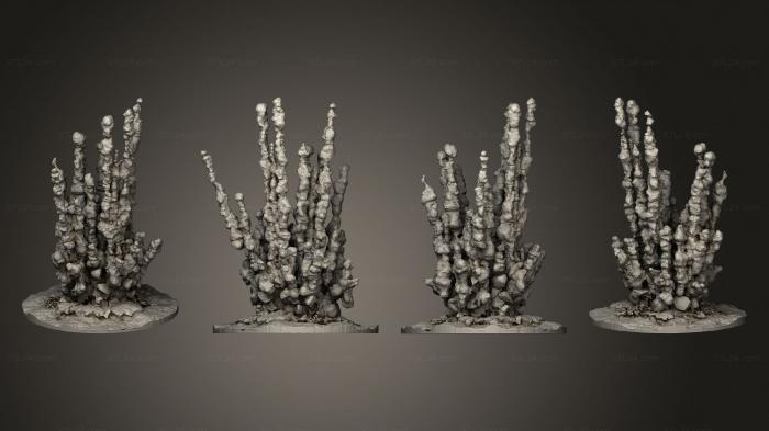 Растения (Kaboom Pack Battle FX M 4 небольшой взрывной этаж, PLANT_0603) 3D модель для ЧПУ станка
