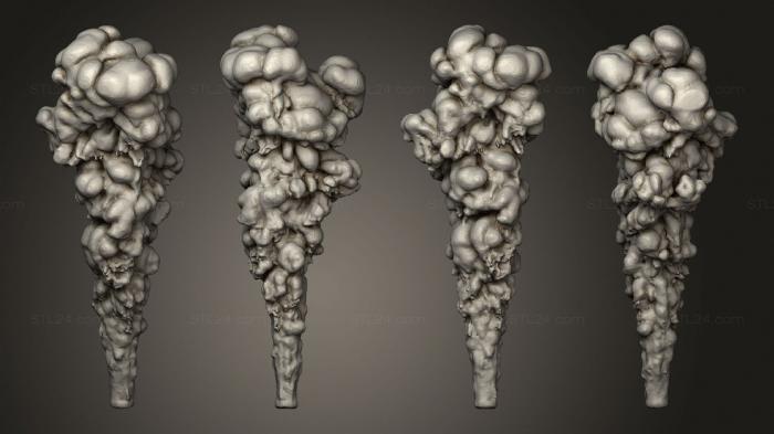 Растения (Kaboom Pack Battle FX S 10 дымоотвод круговой 3, PLANT_0611) 3D модель для ЧПУ станка