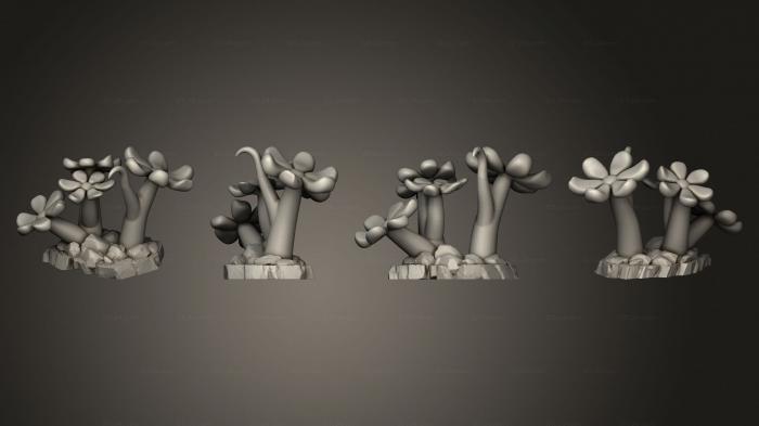 Растения (Волшебные Детские Цветы 4, PLANT_0637) 3D модель для ЧПУ станка